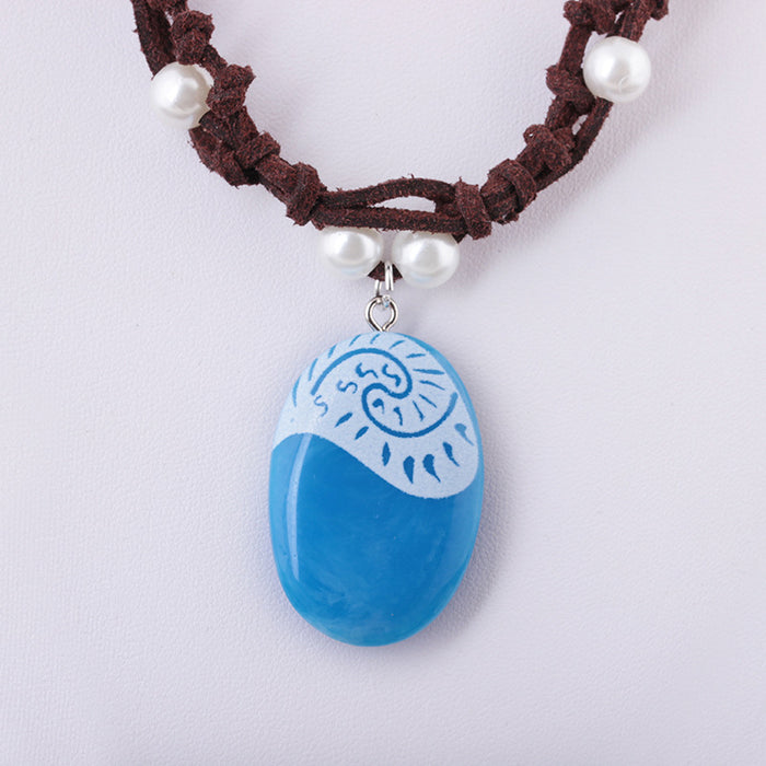 Wholesale Handmade pearl necklace luminous pendant