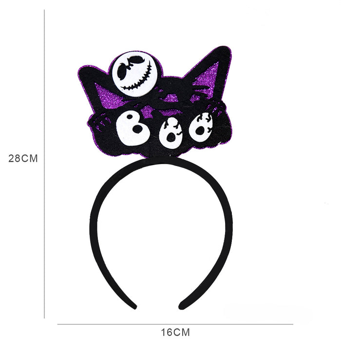 Wholesale Halloween Felt Accessories Plastic Headband JDC-HD-ZHHAO008