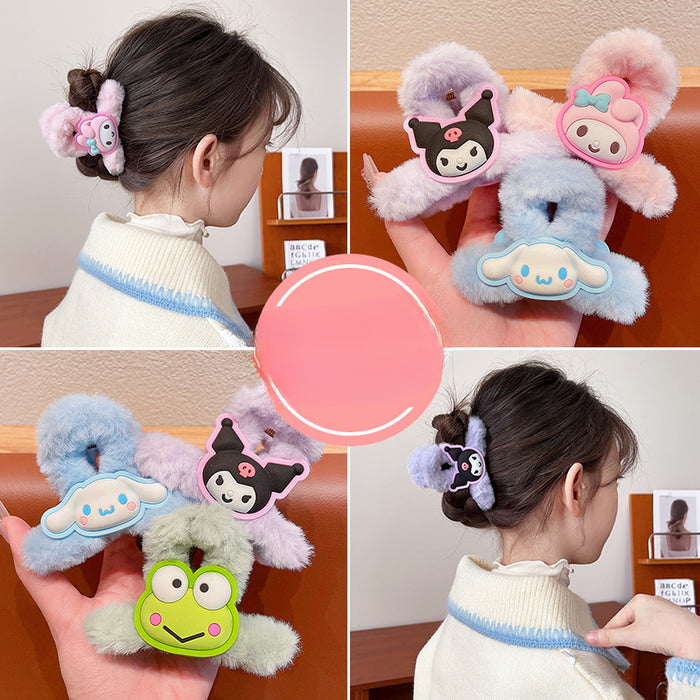 Wholesale New Korean Plush Hairpin Little Girl Cute Hairpin Shark Clip Children's Hairpin JDC-HC-Zaix001