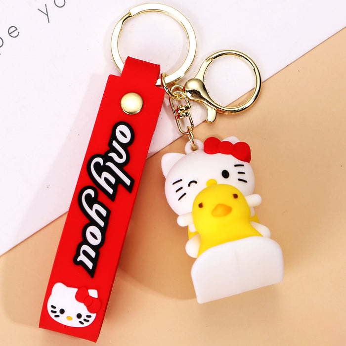 Wholesale PVC Cartoon Doll Keychain JDC-KC-YueY004