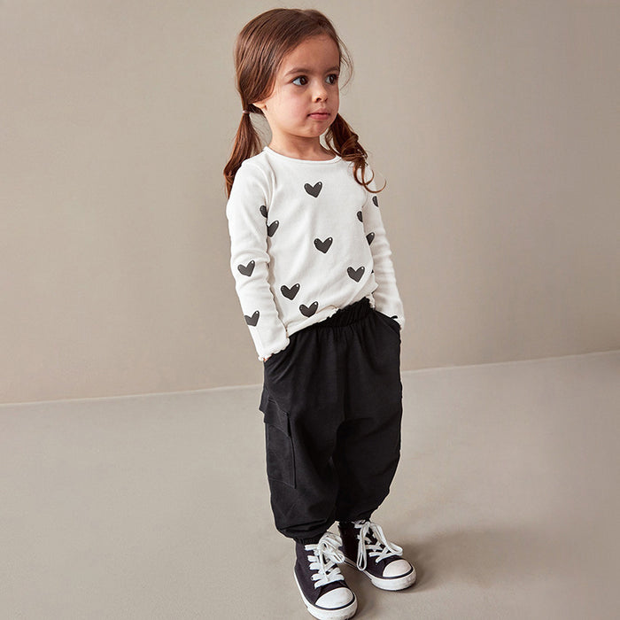 Wholesale Autumn Long Sleeve Love Heart Cute Children's Suit JDC-CTS-BST012