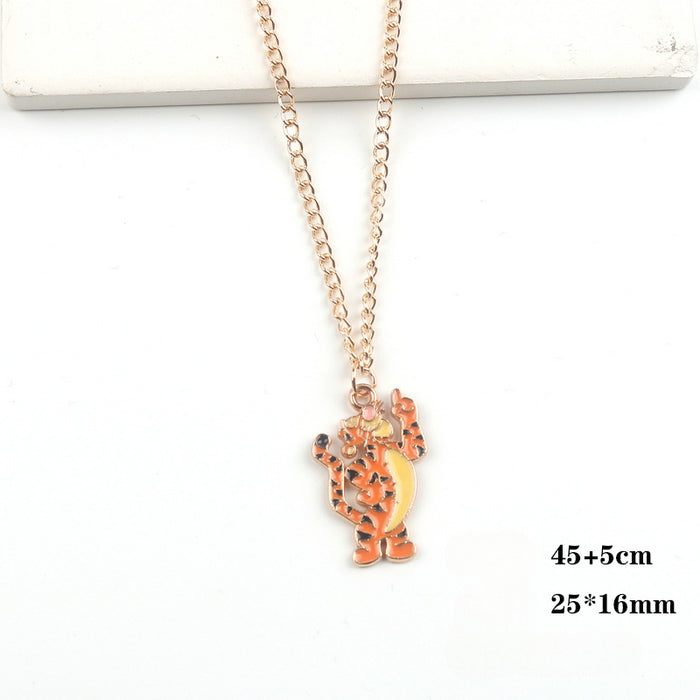 Wholesale Cartoon Alloy Pendant Necklace JDC-NE-FuYu013