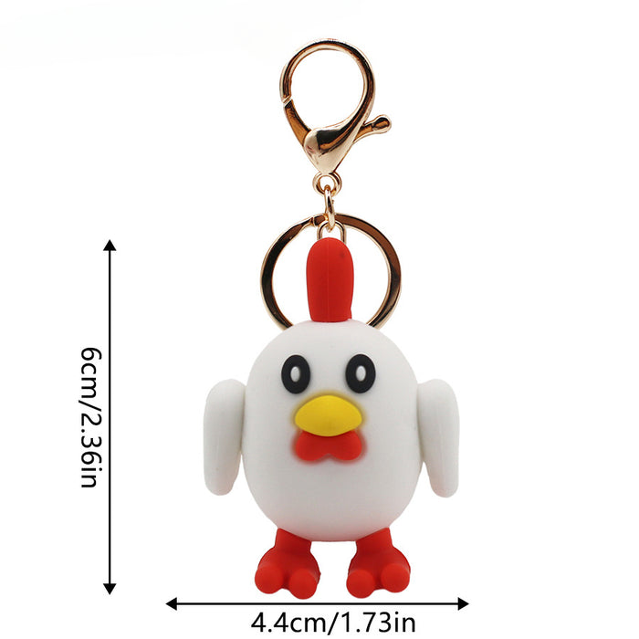 Wholesale Cartoon Cute Anime PVC Keychains JDC-KC-HaoAn007