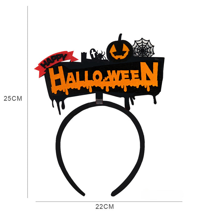 Wholesale Halloween Felt Accessories Plastic Headband JDC-HD-ZHHAO008