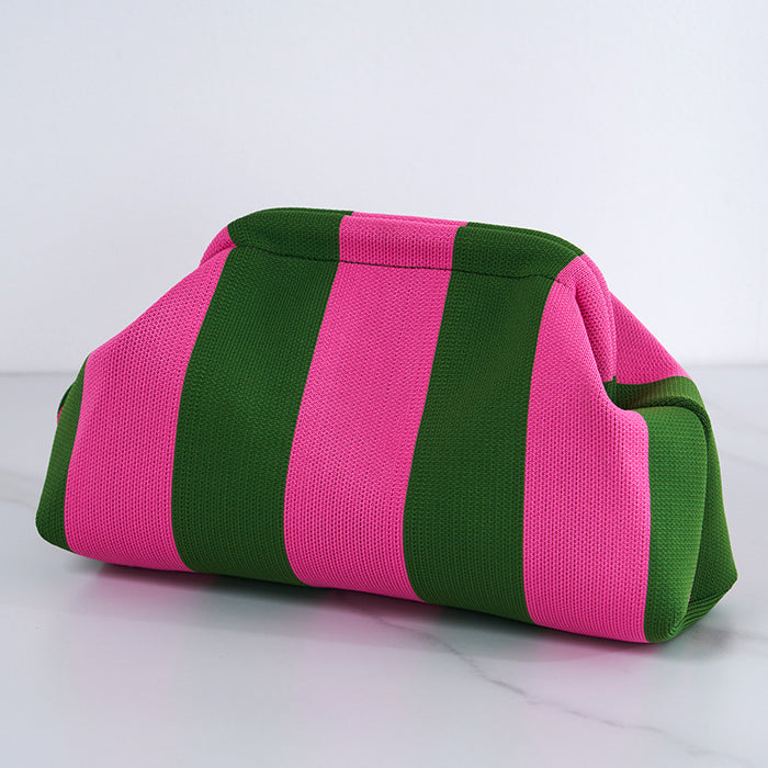 Wholesale Polyester Stripe Clutch Bag JDC-HB-Shec001