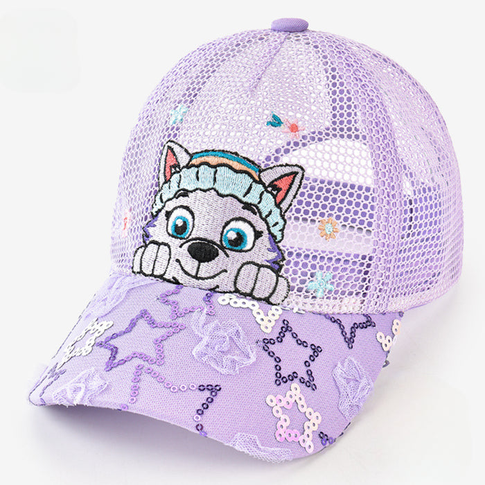 Wholesale Cotton Children's Adjustable Cartoon Breathable Mesh Baseball Cap JDC-FH-KaiTong001