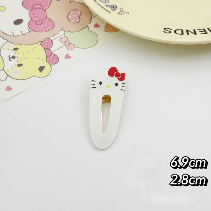 Wholesale Cartoon Acrylic Cute Hair Clips JDC-HC-Beif002