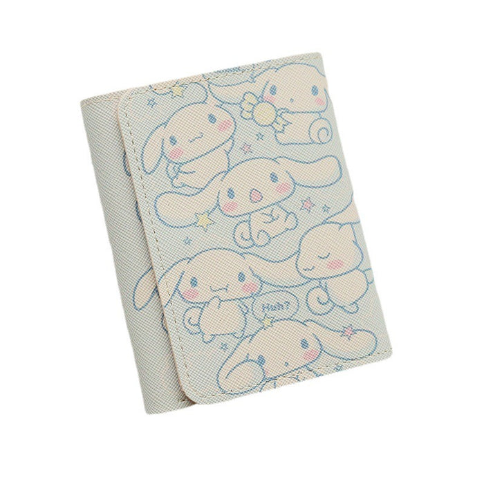 Wholesale PU Cartoon Cute Kuromi Tri-fold Wallets JDC-WT-Jumei010