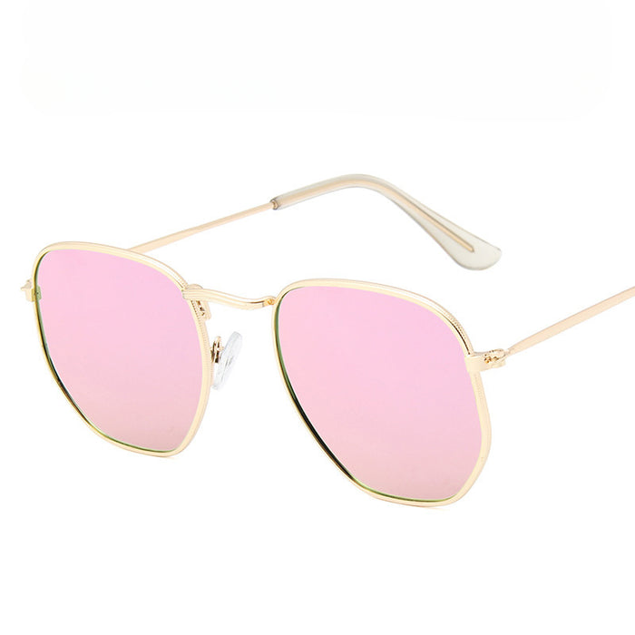 Wholesale Metal Frame Polygonal PC Sunglasses JDC-SG-MaN019