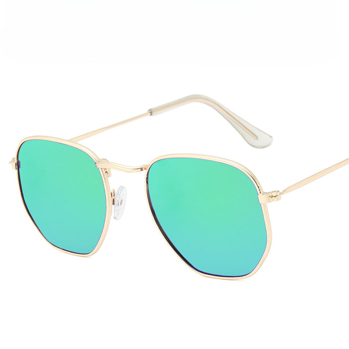 Wholesale Metal Frame Polygonal PC Sunglasses JDC-SG-MaN019