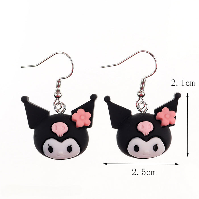 Wholesale Cartoon Resin Earrings JDC-ES-niqing031