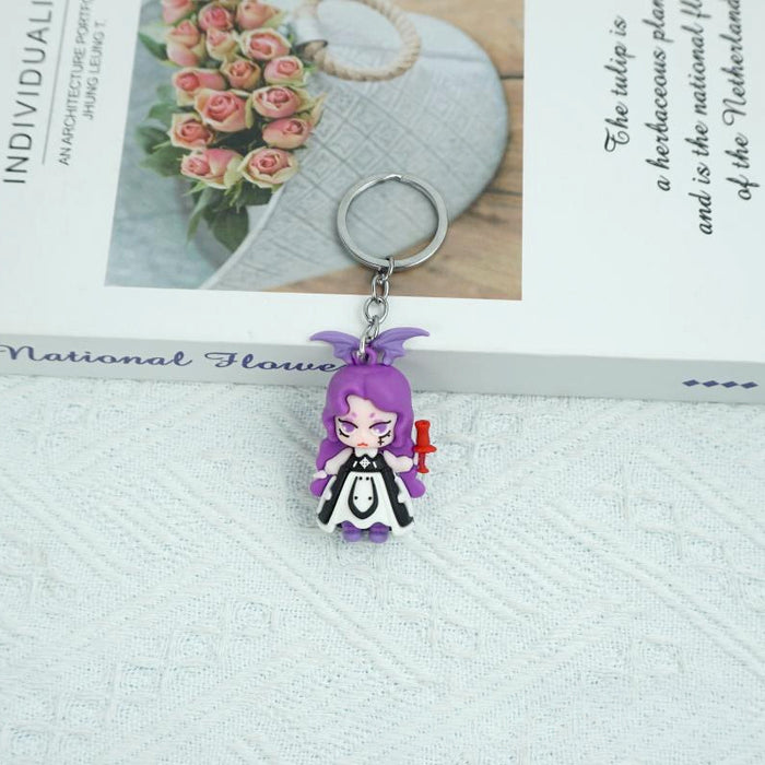 Wholesale Cartoon Silicone Doll Keychain JDC-KC-Yexiang002