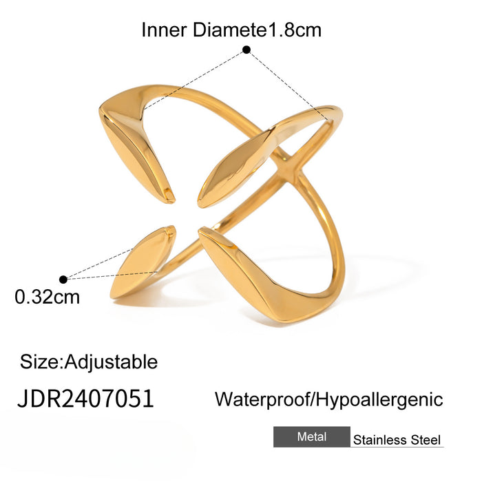 Wholesale Stainless Steel Cross Rings JDC-RS-JD094