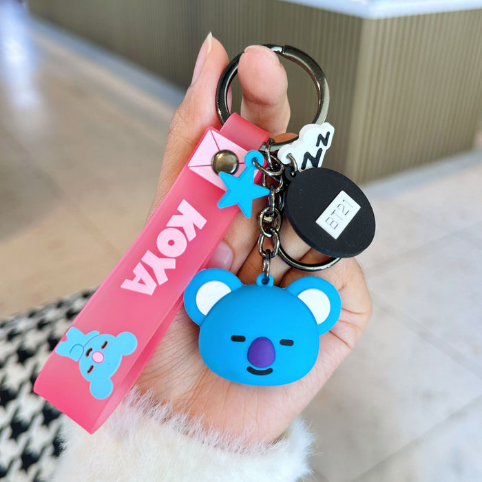 Wholesale Silicone Cartoon Doll Keychains JDC-KC-WC014