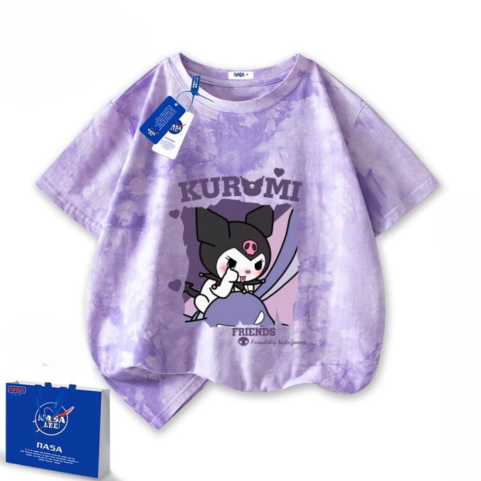 Wholesale Cartoon Cute Cotton Girls T-shirt Short Sleeve JDC-CTS-LuY001