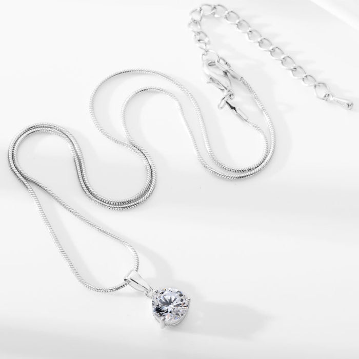 Wholesale Water droplet jewelry set zircon jewelry necklace earrings jewelry wholesale