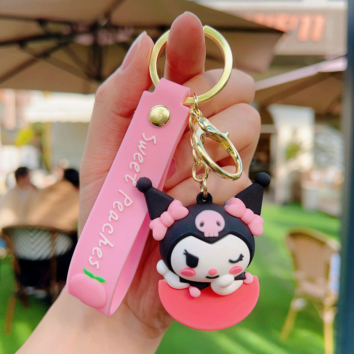 Wholesale Cute Cartoon Doll Silicone Keychain (S) JDC-KC-WC023