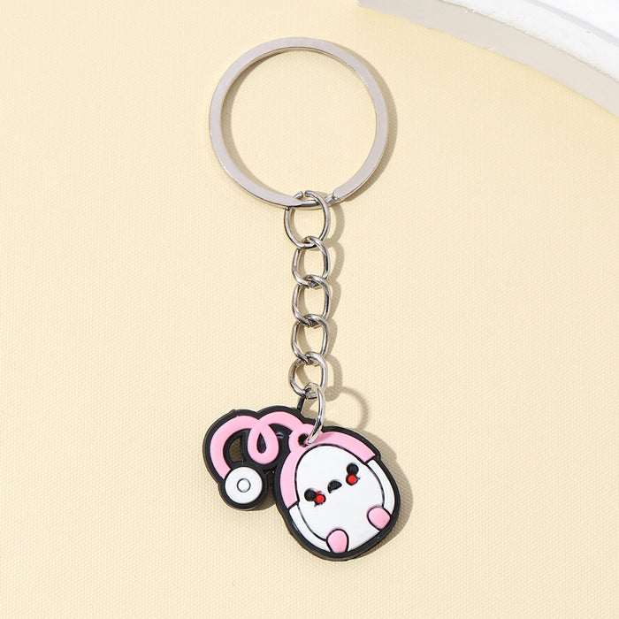 Wholesale Nurses Day Series Silicone Keychain JDC-KC-RongRui011