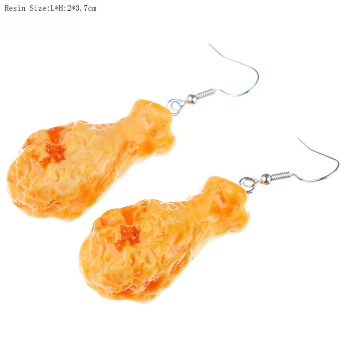 Wholesale Cartoon Food Resin Earrings JDC-ES-niqing028