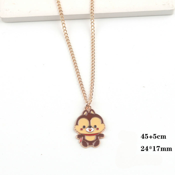 Wholesale Halloween Cartoon Alloy Pendant Necklace JDC-NE-FuYu010