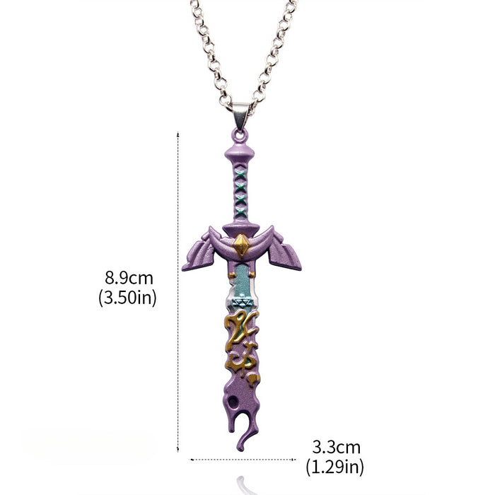 Wholesale Cartoon Bagpipe Necklace Keychain Set JDC-NE-YouM013