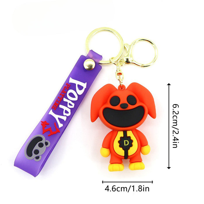 Wholesale Cartoon Cute PVC Doll Keychains JDC-KC-HaoAn010