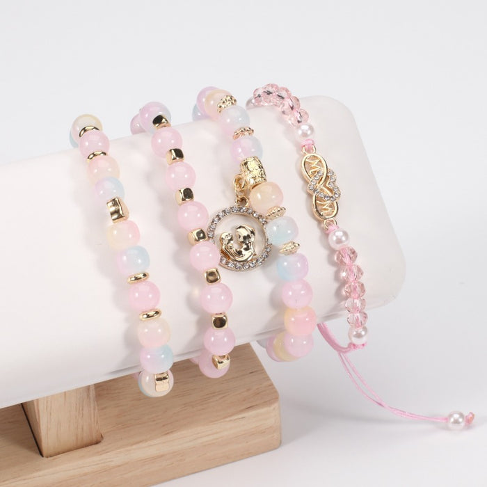 Wholesale Mother's Day Beaded Multi-Layer Bracelet JDC-BT-Xiny046