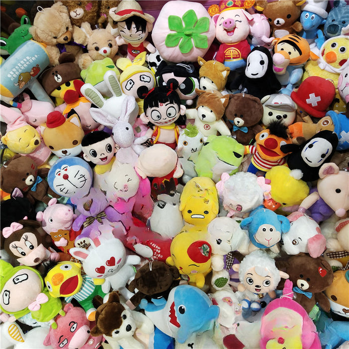 Wholesale of 12pcs/pack Random Rainbow Bear Doll Plush Doll JDC-FT-YER001