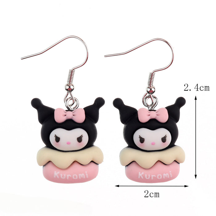 Wholesale Cartoon Resin Earrings JDC-ES-niqing031