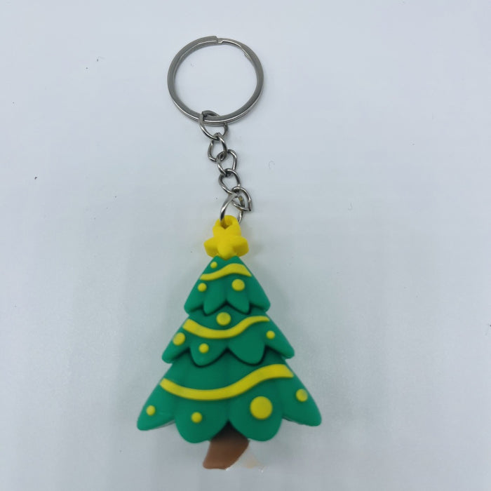 Wholesale PVC Santa Claus Keychain Pendant JDC-KC-ShuYu001