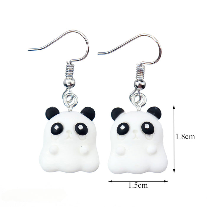 Wholesale Cartoon Animal Resin Earrings JDC-ES-niqing029