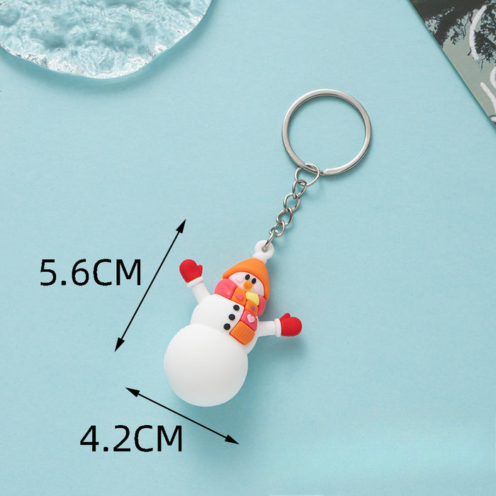 Wholesale Cute Christmas PVC Keychains JDC-KC-Wenma009