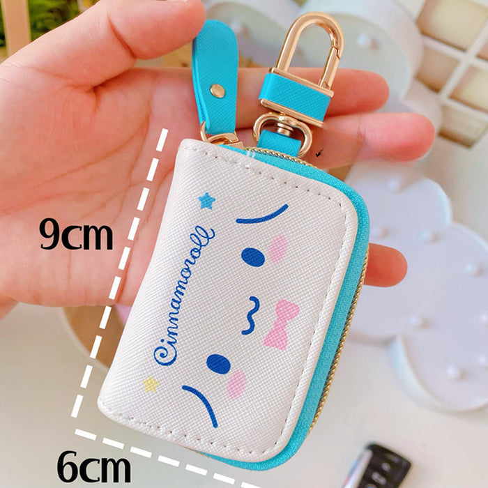 Wholesale Cartoon Leather Zipper Storage Bag Key Protective Cover (S) JDC-KC-CXR002