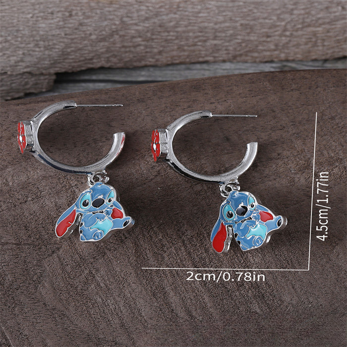 Wholesale Cartoon Cute Flower Earrings JDC-ES-Jings008