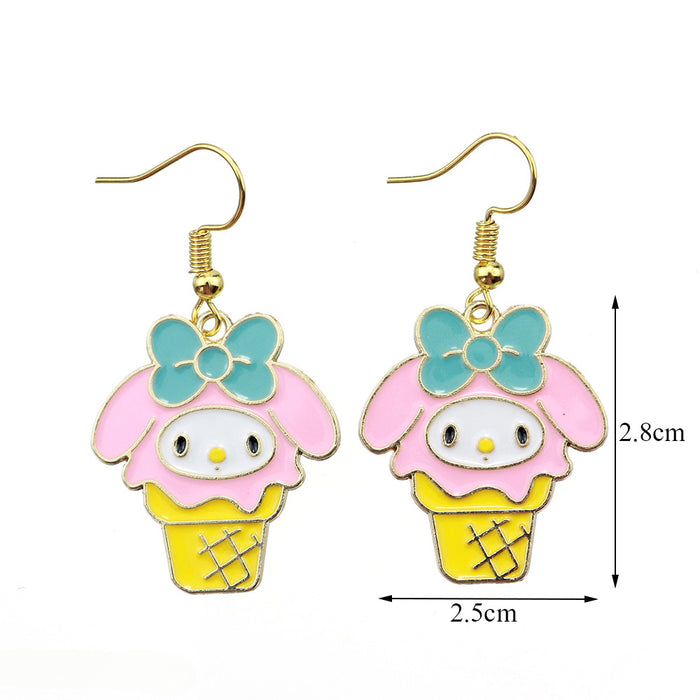 Wholesale Cartoon Animal Resin Earrings JDC-ES-niqing019