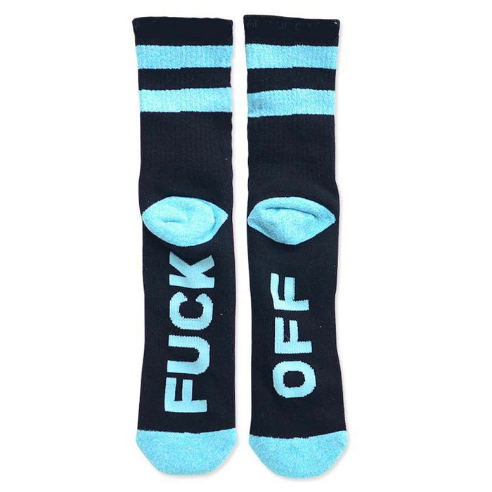 Wholesale English Letters on Soles of Feet Mid-tube Cotton Socks JDC-SK-XQ039