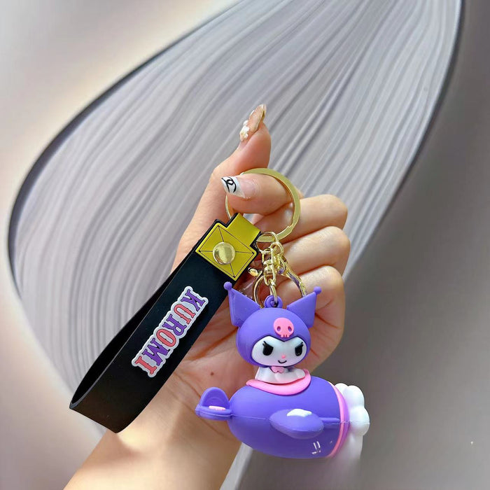 Wholesale 2PCS PVC Cartoon Keychain JDC-KC-Aobang002