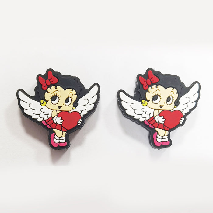 Wholesale 10pcs Creative Cute Angel Girl Love Beads JDC-BDS-JIaHaoShun026