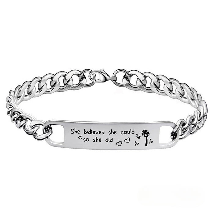 Wholesale Stainless Steel Graduation Season Doctoral Cap Bracelet JDC-BT-GangG021