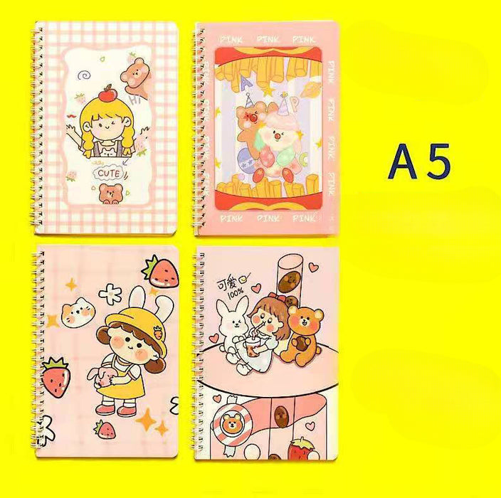 Wholesale Soft Surface Paper Cartoon Cute Notebook JDC-NK-Liuj004