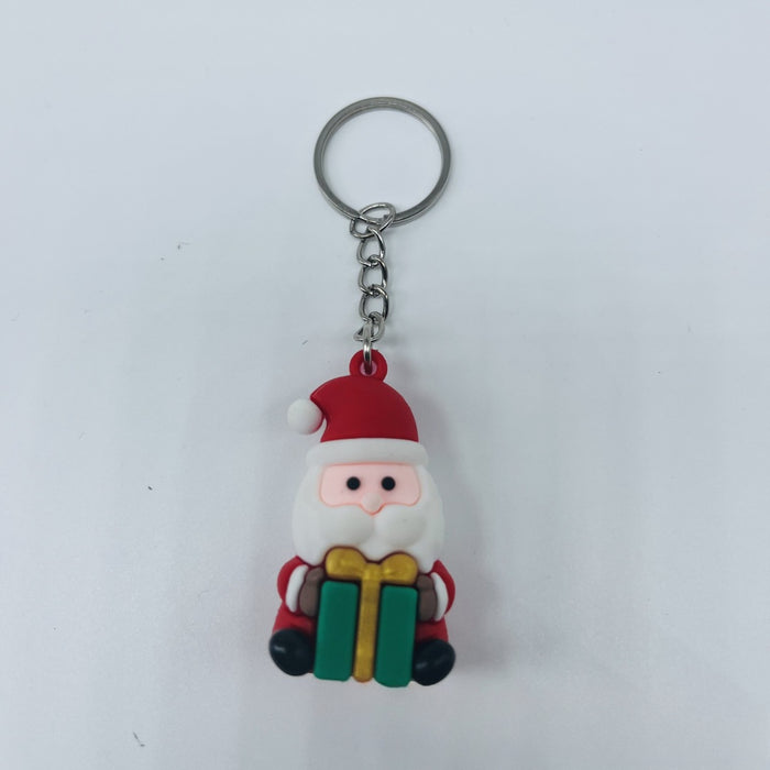 Wholesale PVC Santa Claus Keychain Pendant JDC-KC-ShuYu001