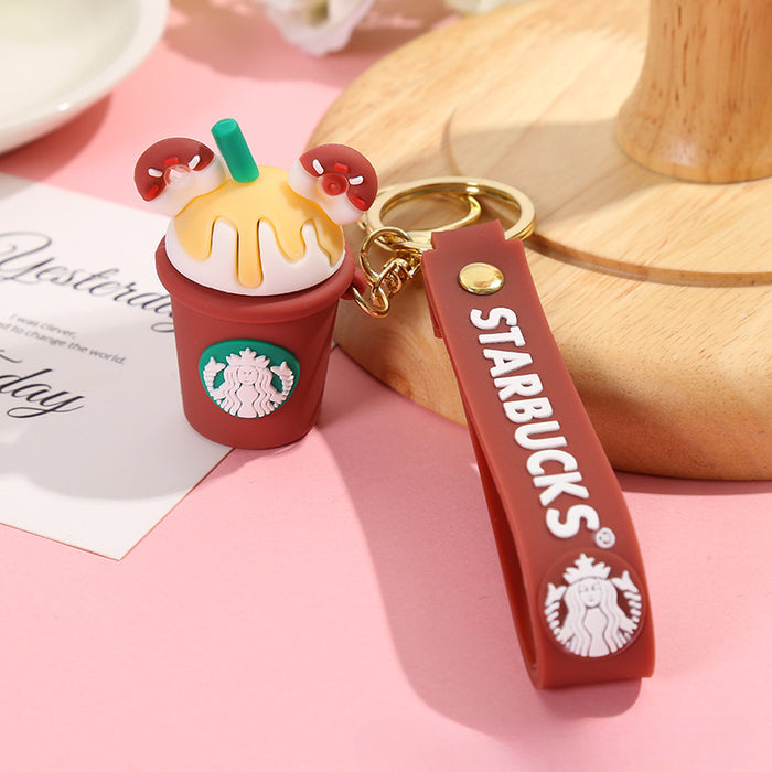 Wholesale Cute Cartoon Doll Silicone Keychain JDC-KC-WC025