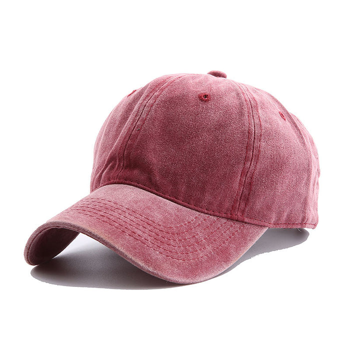 Wholesale Cotton Plain Washed Ponytail Baseball Cap JDC-FH-Chunq014