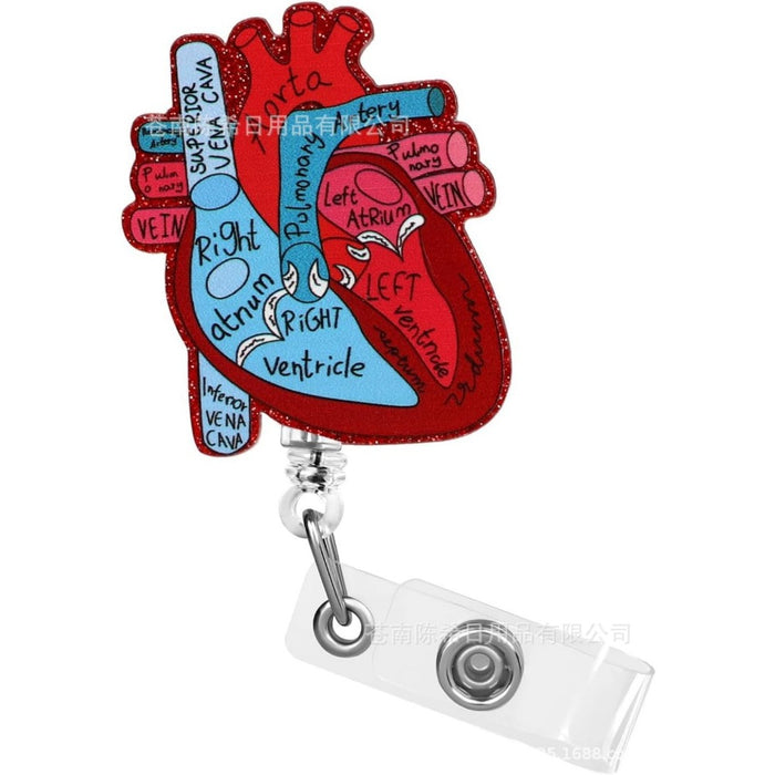 Wholesale Acrylic Creative Organ Easy-pull ID Buckle JDC-KC-ChenX002