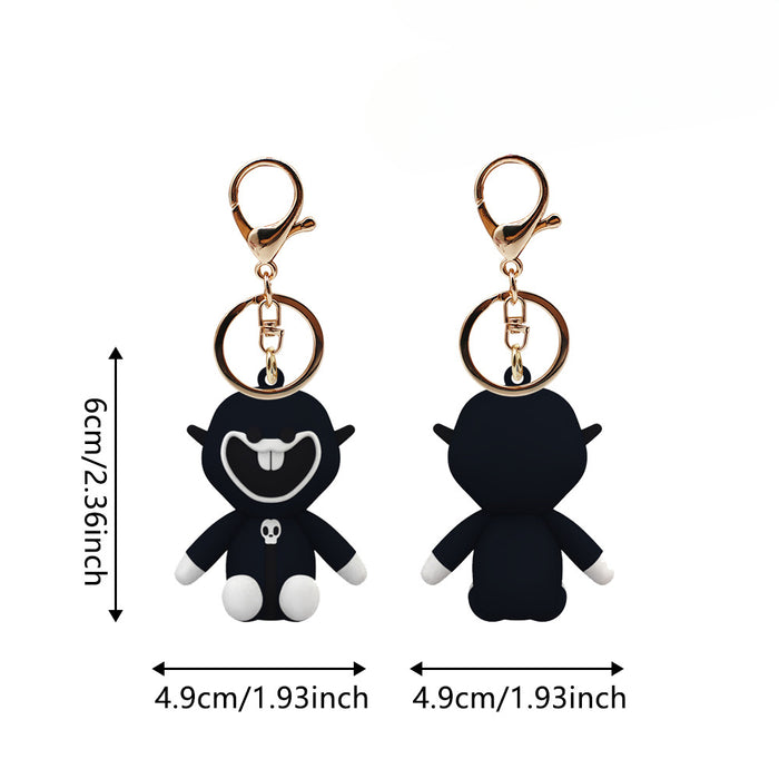 Wholesale Horror Cartoon Anime Silicone Keychains JDC-KC-HaoAn012