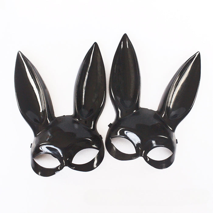 Wholesale PVC Makeup Ball Rabbit Girl Mask JDC-EM-FKS001