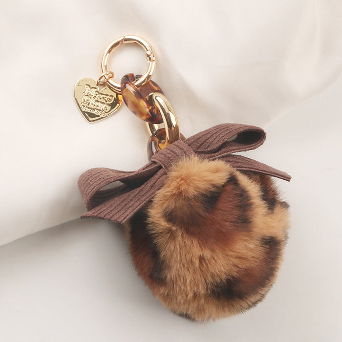 Wholesale Bow Fur Ball Keychain JDC-KC-YiHan060