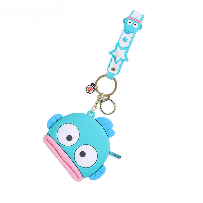 Wholesale Cartoon Mini Silicone Coin Purse Keychain (S) JDC-KC-TaoTa001