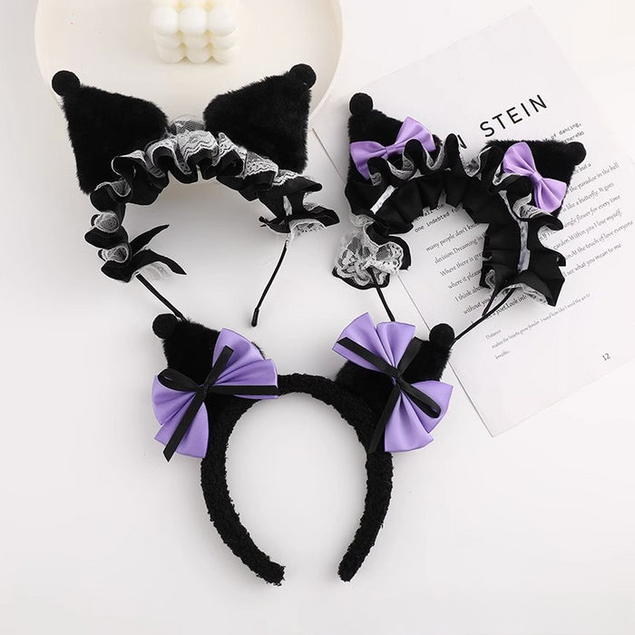 Wholesale Cartoon Plush Cat Ears Headband JDC-HD-Hengz001