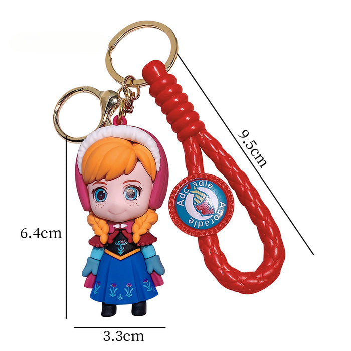 Wholesale Cartoon Silicone Doll Keychain JDC-KC-QiChao030